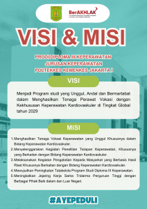 Visi Misi Prodi DIII Keperawatan Poltekkes Jakarta I